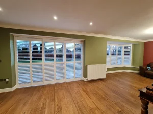 Tracked Window Shutters