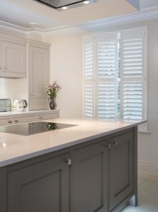 Premium Full Height Kitchen Shutters Installed in Southampton By The Great Shutter Co.