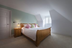 MDF Bedroom Shutters Installed in Farnham By The Great Shutter Co.