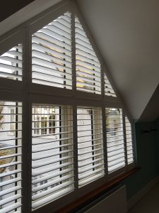 Gable End Shaped Shutter Installed By The Great Shutter Co Southampton