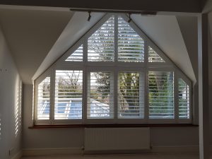 Gable End Shaped Shutter Installed By The Great Shutter Co Alton