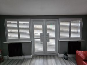 french door shutters by The Great Shutter Co Winchester